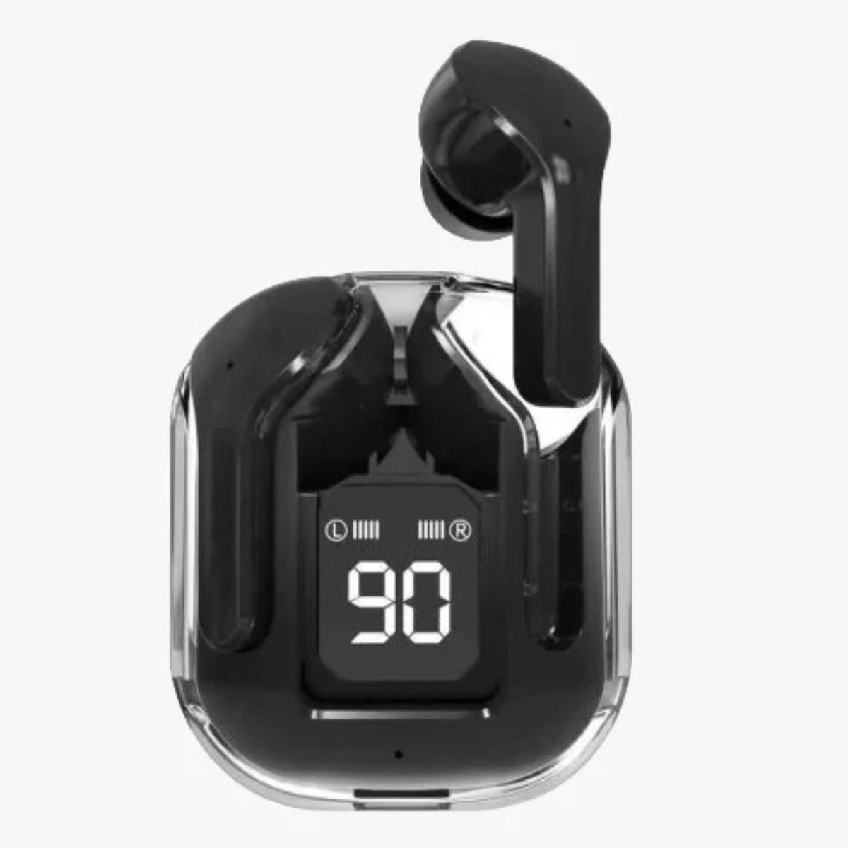 Air 31 Wireless Earbuds – Transparent Crystal Case | Bluetooth 5.3 | Type-C Fast Charging